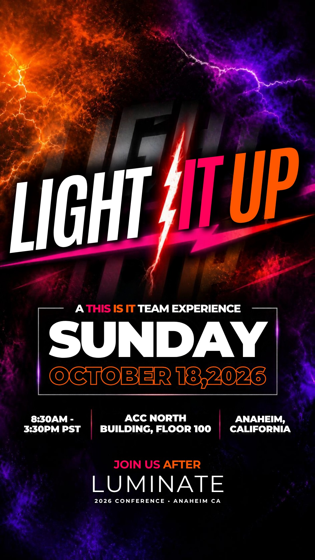 Light It Up — A This Is It Team Experience